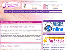 Tablet Screenshot of feminisimas.com